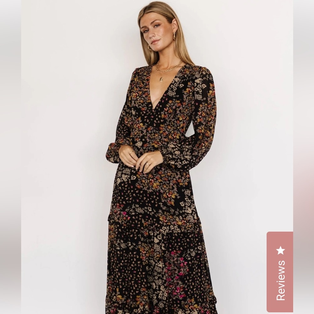 Bowman Deep V Maxi Dress